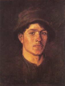 農民の若者 作： Laszlo Mednyanszky